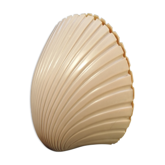 Scallop shell lamp in fiberglass - Michèle Mahé - 60s