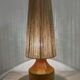 Vintage ceramic lamp and jute rope