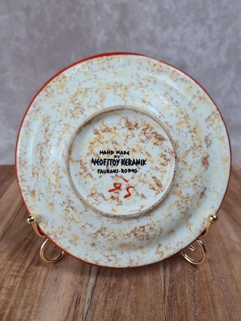 Vintage ceramic ashtray – Neofitoy Keramik, Fauraki Rodos