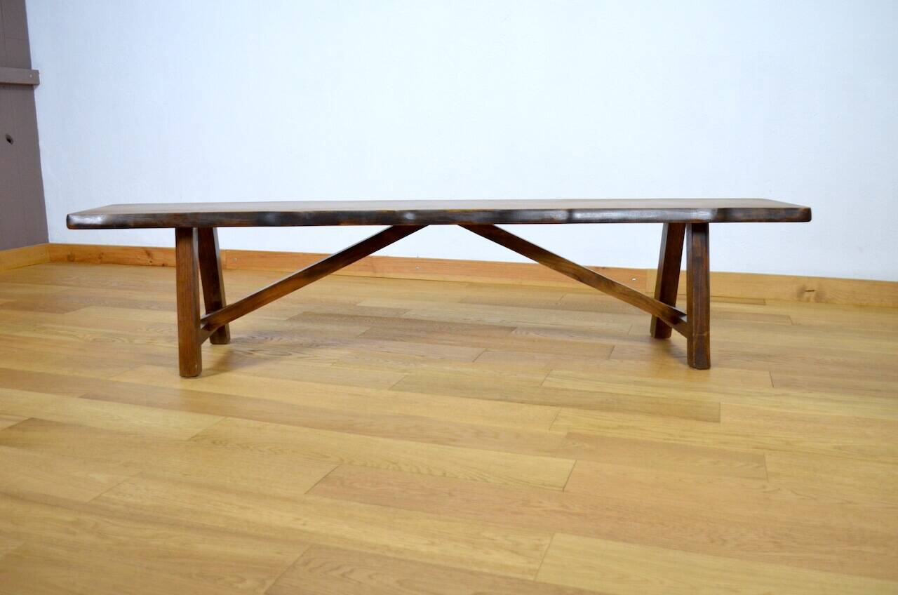 Elm Bench Finnish Design by Olavi Hanninen