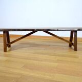 Elm Bench Finnish Design by Olavi Hanninen