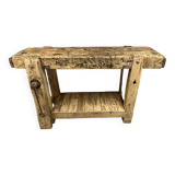 Antique wooden workbench