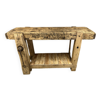 Etabli en bois ancien