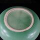 German vase design Amano in glazed ceramic, green gradient.