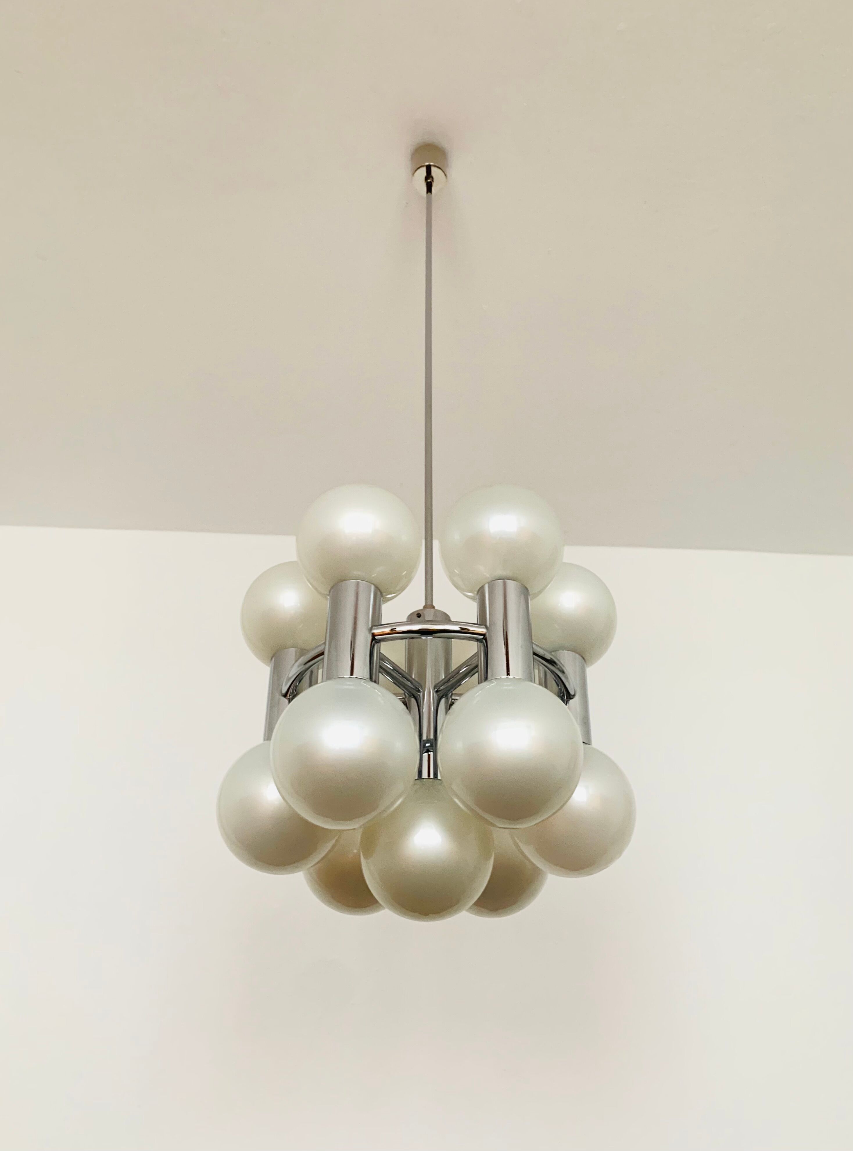 1970s Sputnik Chandelier by Motoko Ishii for Staff