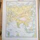 Physical Asia. Geographical plate printed in 1900.
