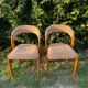 Paire de chaises vintage design années 50/60 style Baumann