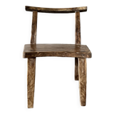 Grande chaise ou fauteuil en teck ancien H84 L60