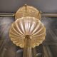 Lampadaire, verre de Murano et poussière d'or, Barovier & Toso, années 50