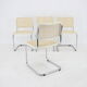 Marcel Breuer "Cesca" chairs, Italy, 1970