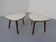 Mid-Century German Tripod Flower Side Tables, 1960s, Set of 2