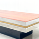 Table basse en marbre rouge