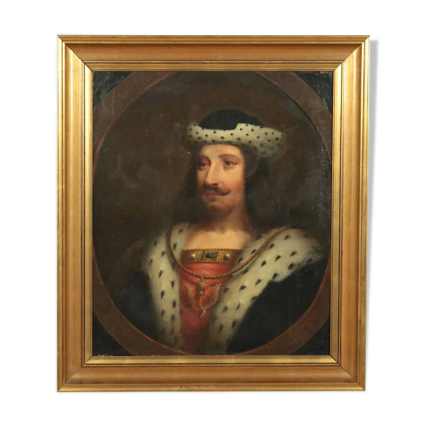 Portrait of a Scottish monarch, oil on canvas, 19th century.
