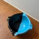 Two-tone ceramic ashtray