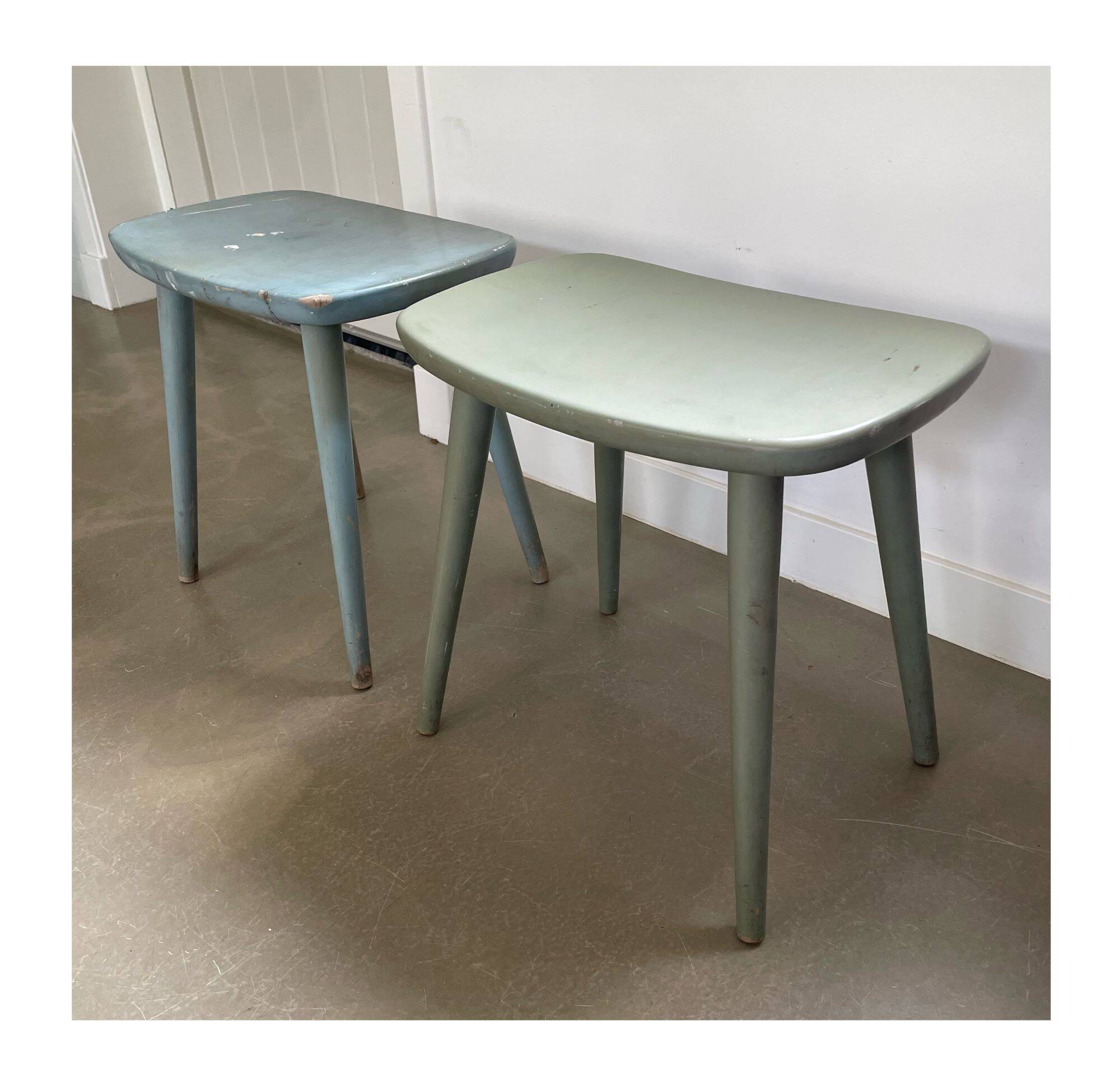 Set of ‘Palle’ stools, design Yngve Ekström for Stolab, Sweden, 1950s