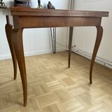 Extendable dining table with curved legs, France 1950