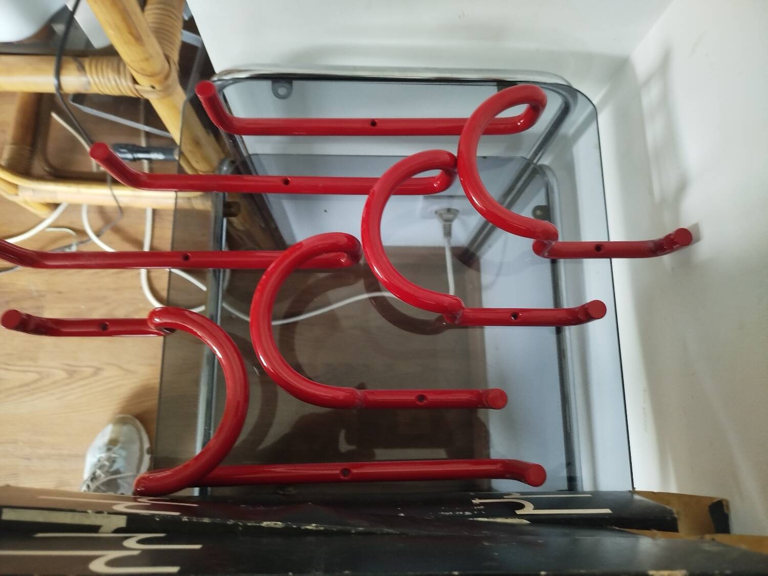 4 patères Taka 3 par Acerbis, Italie 1970-80