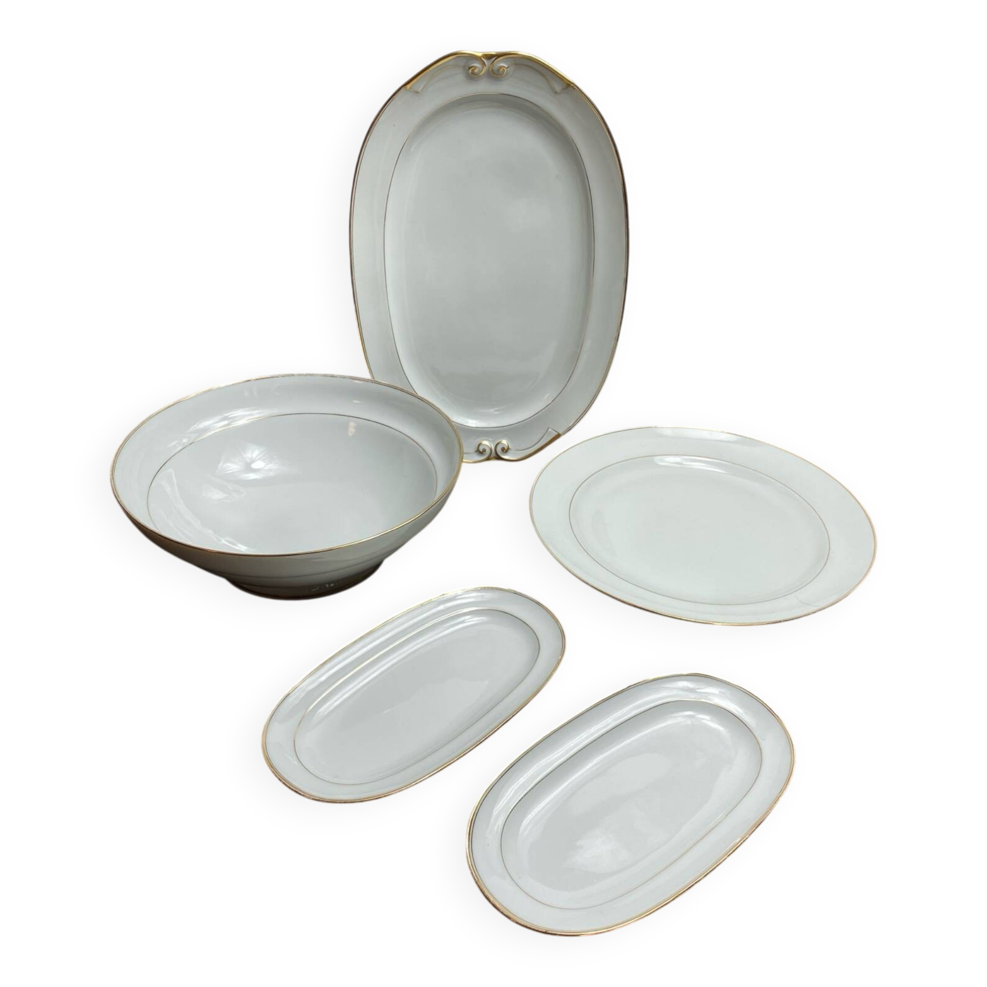 Georges Boyer Limoges porcelain serving dishes