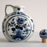 Ceramic bottle delft blauw