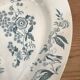 Longwy oval flat and hollow in iron earth, "YCHO" service