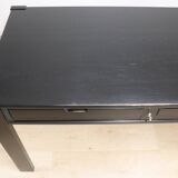 Vintage Simat edition desk in blackened wood, 1980