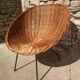 60s rattan chair
