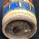 Turkey Iznik Nicaea silica ceramic bottle floral decoration 19th