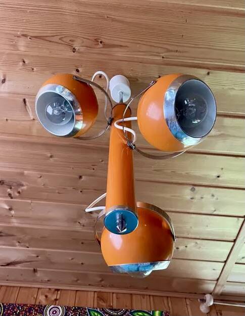 Lustre, suspension Eye-Ball, Space Age, 1970s