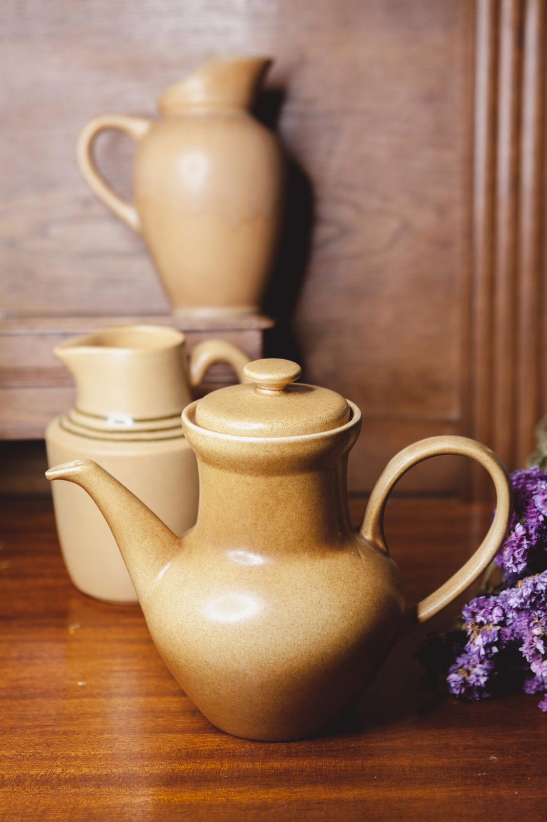 Stoneware coffee maker manufacture Salins France