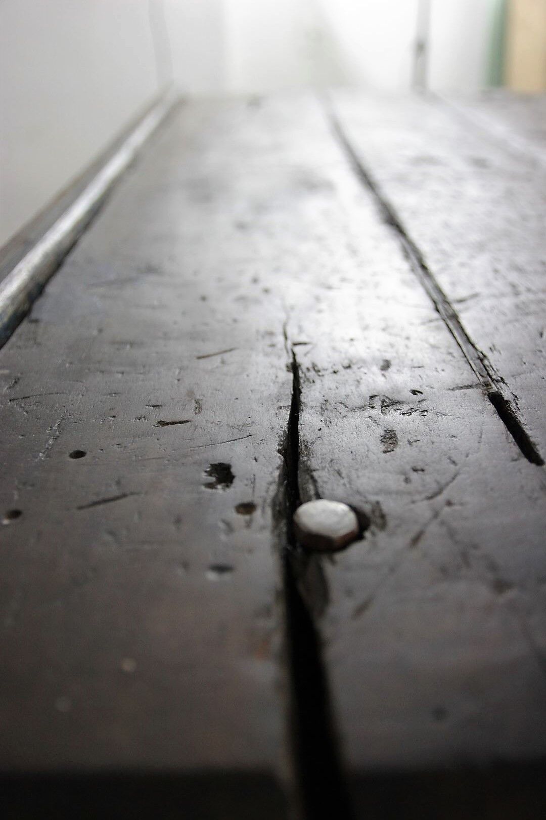 Industrial workbench in oak