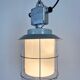 Vintage Industrial Aluminium Lamp with Milk Glass, 1970s
