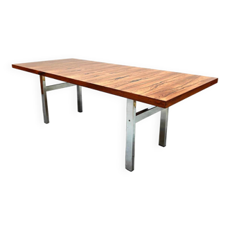 Vintage modernist rosewood dining table