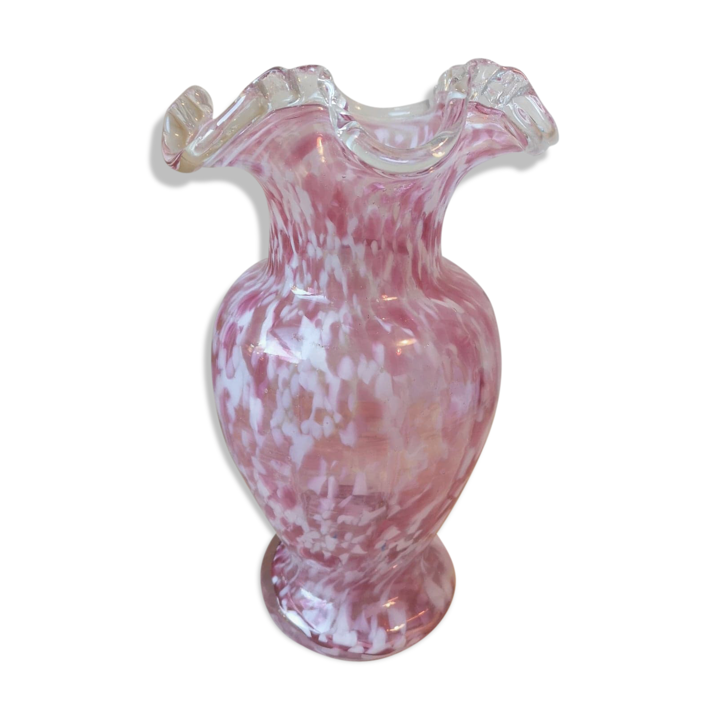 Vase corolla- glassworks of Clichy- circa 1920
