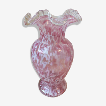 Vase corolla- glassworks of Clichy- circa 1920