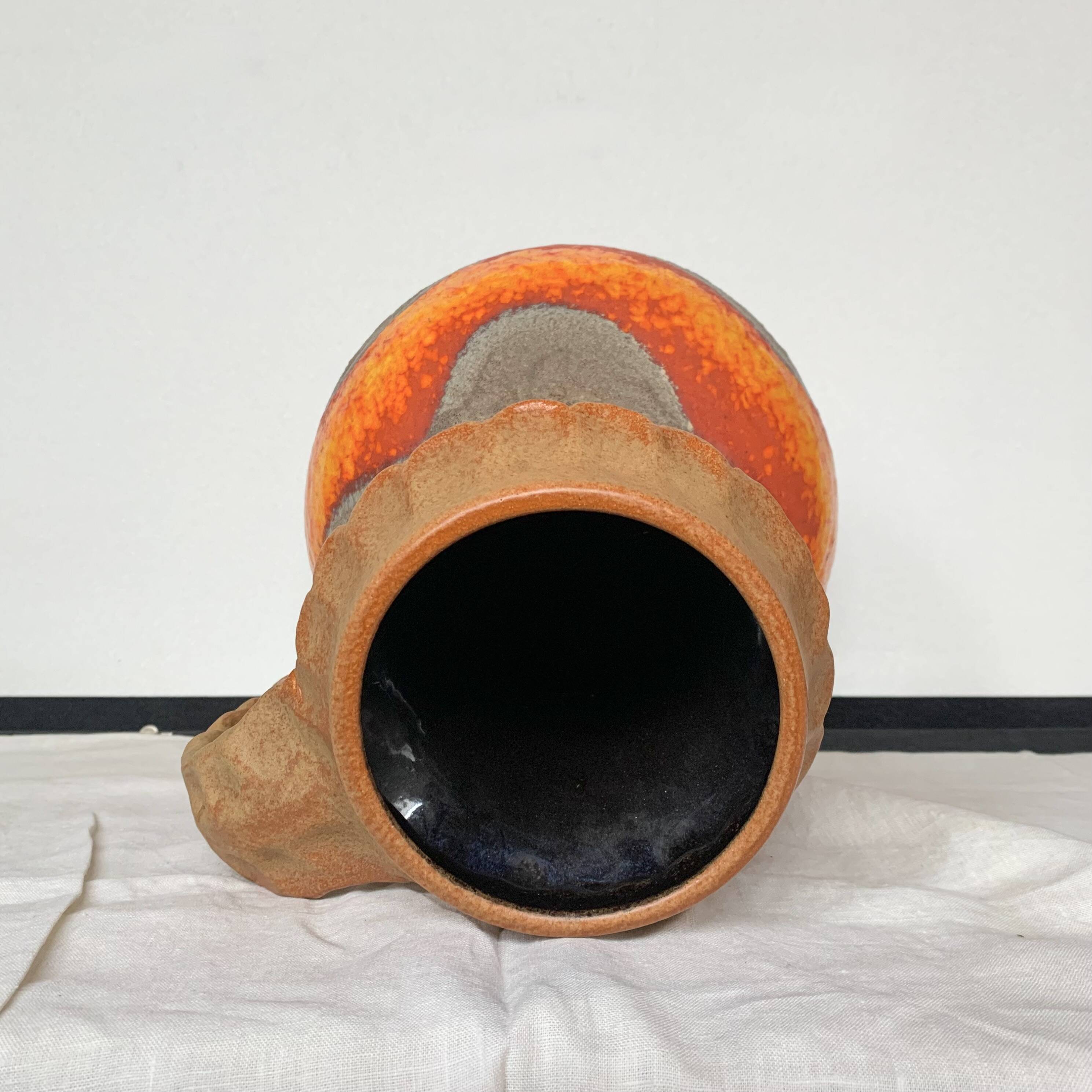 Large Fat Lava ceramic floor vase - West Germany - Dümler & Breiden 1006/50