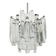 Ice glass chandelier by J.T. Kalmar