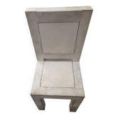 White Ivory Wood Chair