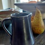 Flared stoneware pitcher