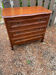 Commode de style louis XV en bois massif, années 70