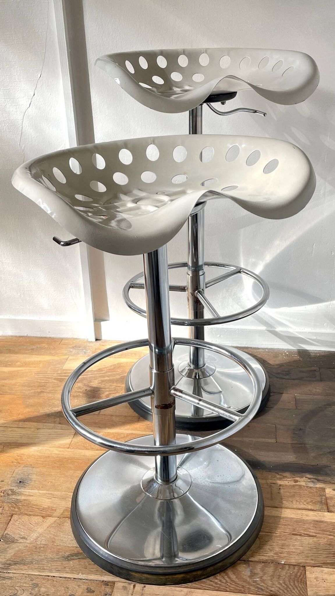 Tabouret haut mirima vintage assise tracteur