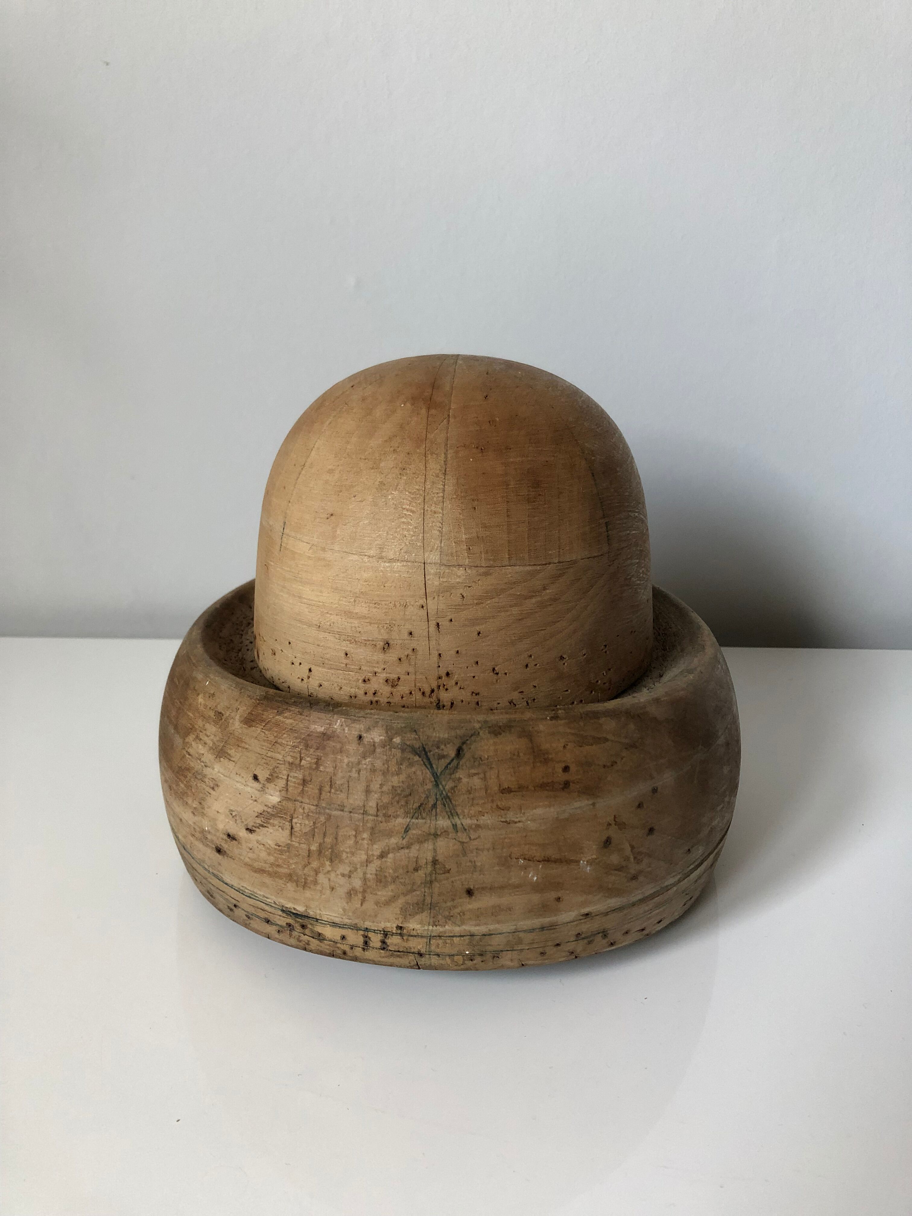 Vintage women's hat mold