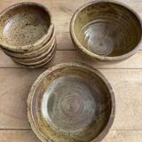 Service 7 dishes vintage sandstone
