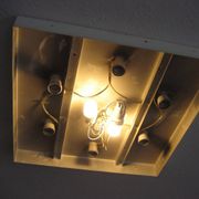 Vintage ceiling lamp, 71 x 71 cm