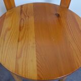 Pine chairs 80s set of 4