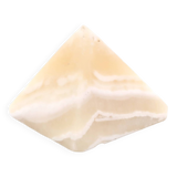 Alabaster pyramid paperweight, 1970s