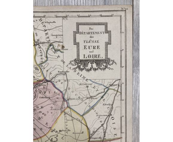 Carte ancienne Eure et Loire