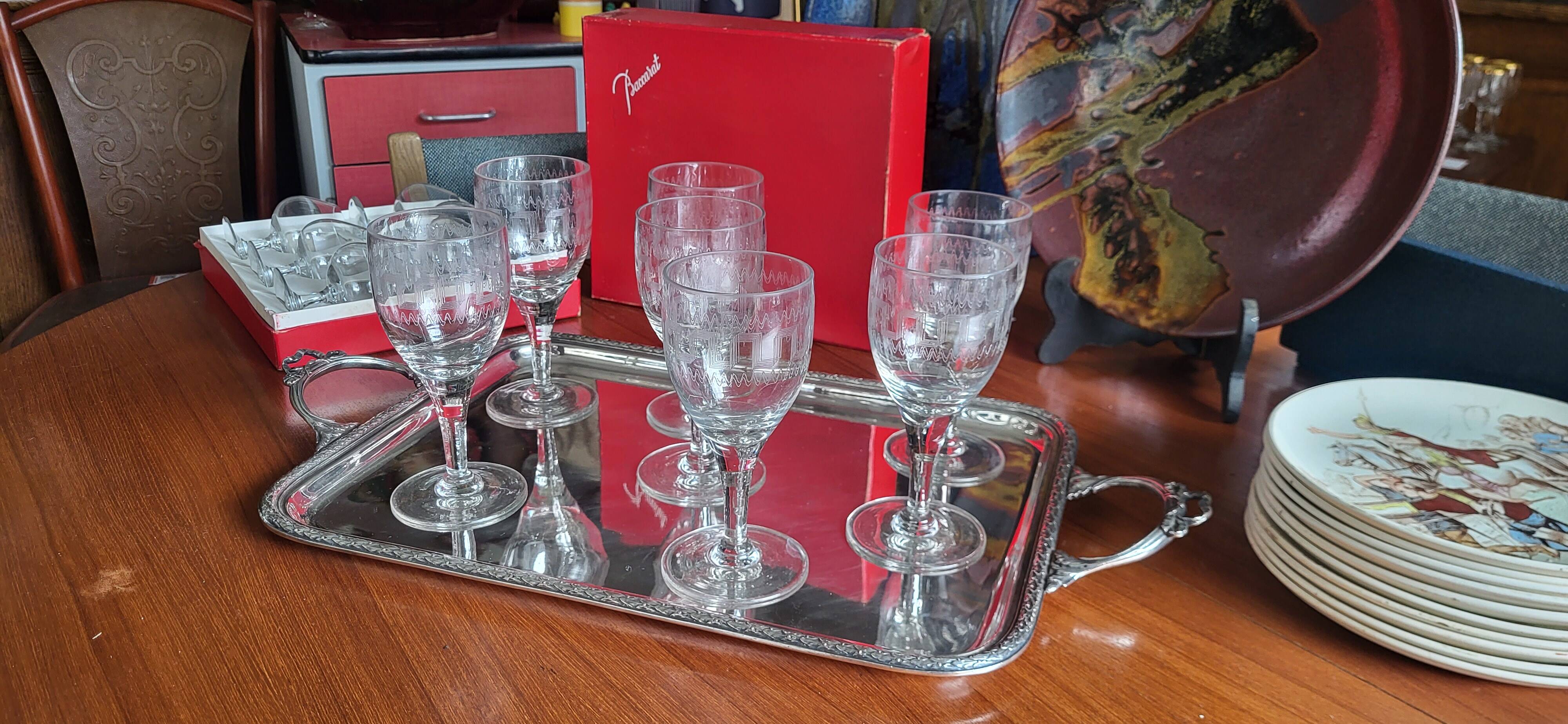 Louis XVI Style Silver Metal Tray