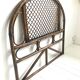 Vintage rattan headboard for 1-person bed