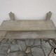 Old wall workshop shelf with coat rack