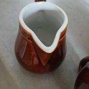 5 small milk pots/bistro cream